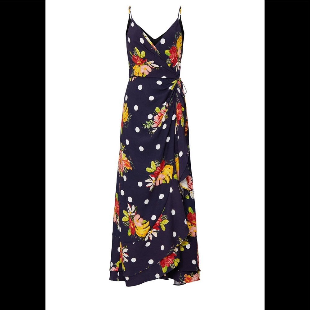 LIKE NEW FARM RIO Nanaju Floral Wrap Dress